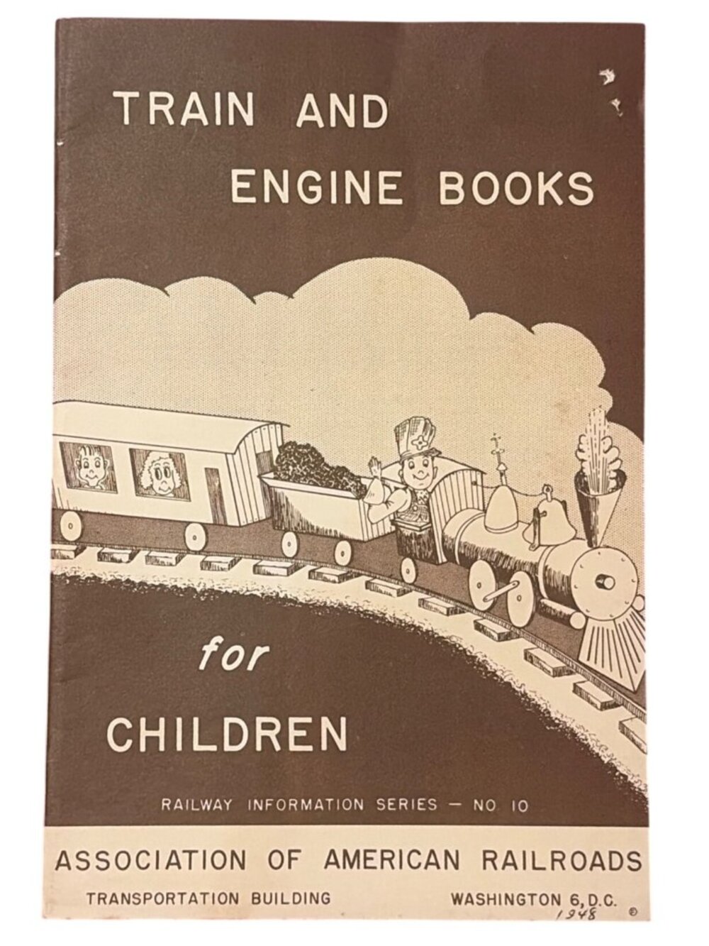 Train & Engine Books Children #10 1948 Assoc Of American Railroads Edu Booklet